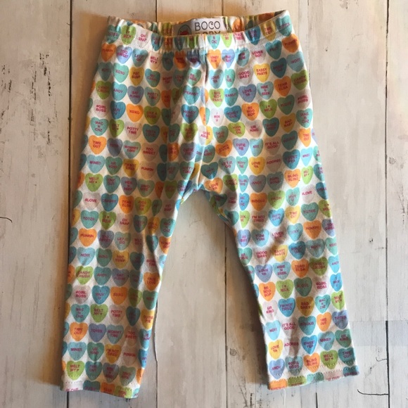 Boco Baby Conversation Heart Baby Pants, 12 months - Picture 3 of 7